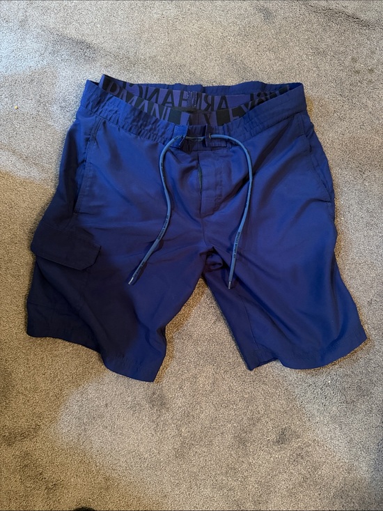 Armani Exchange Other - Armani Exchange Men's Royal Blue Cargo Drawstring Shorts